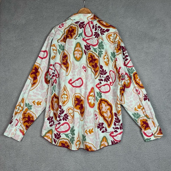 Indigo Palms Co. Tommy Bahama Shirt Floral Button Up Men's XXL Multi Color - Picture 7 of 8